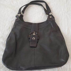 Coach Soho Leather Lynn Hobo Purse #A1220-…